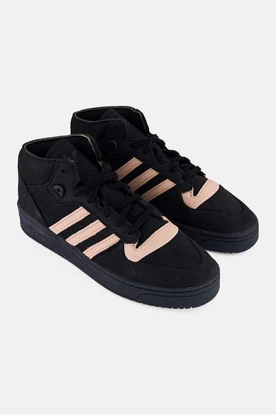 adidas Men Rivalry Mid Lace Up Outdoor Shoes, Black