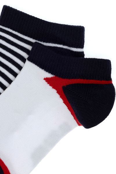 U.S. Polo Assn. Boy's 2-Piece Booties Socks 50311344-Vr033