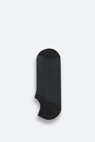 Avva Men's Anthracite Sneaker Socks A51Y8503