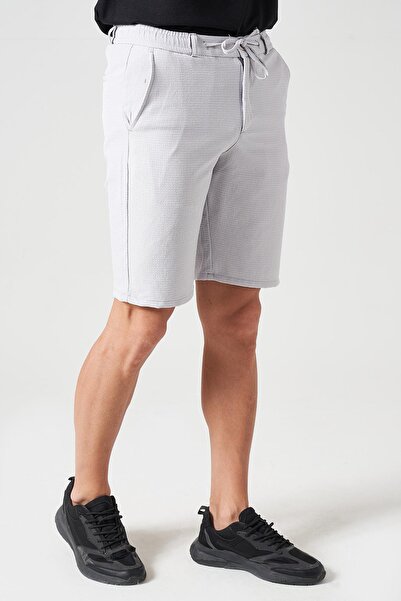 TENA Men's Stone Waist Half Elastic Gold Shorts