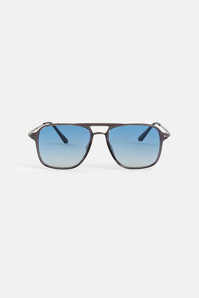 Avva Men's Silver Polarized Sunglasses A51Y8800
