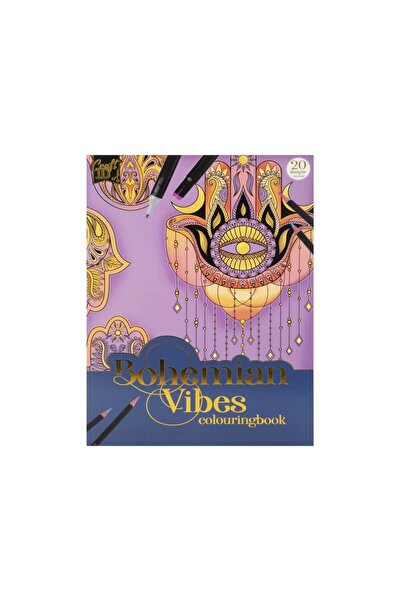 GRAFİX Carte de colorat A4 250 gr tip bloc de notițe Craft Sensations - Vibes