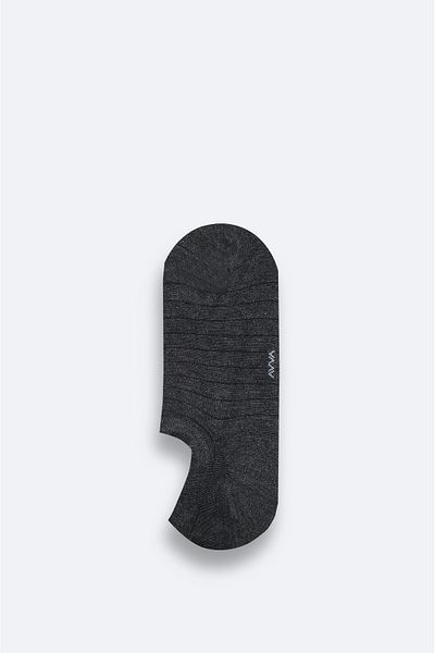 Avva Men's Anthracite Sneaker Socks A51Y8502