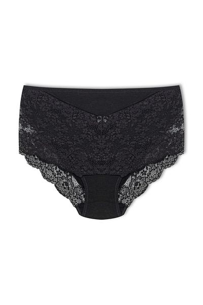 HNX Cotton Front Lace Detail Panty