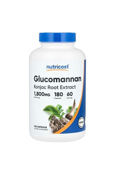 Nutricost Glucomannan 600 Mg 180 Capsules