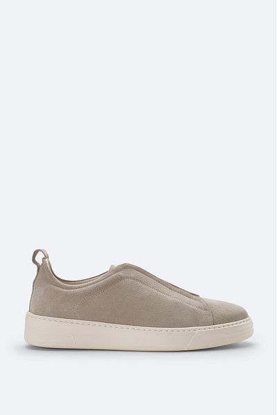 Avva Men's Stone Rubber Banded Suede Casual Shoes A51Y8002