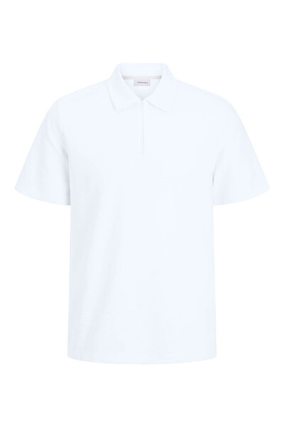 Jack & Jones Jjbenja Polo Ss White Men's Polo Neck T-Shirt 12269338