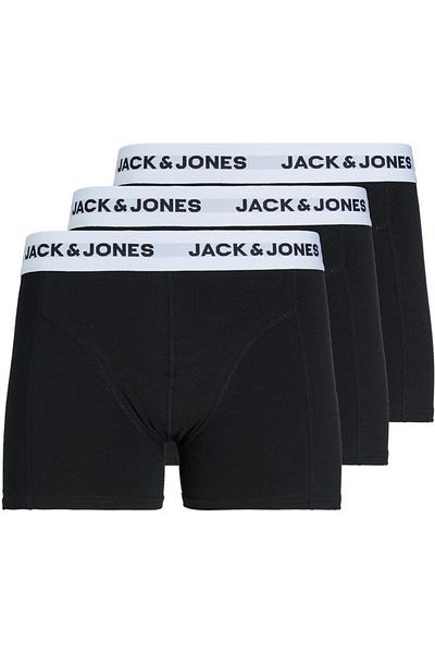 Jack & Jones Pack of 3 Mixed Boxers - Black