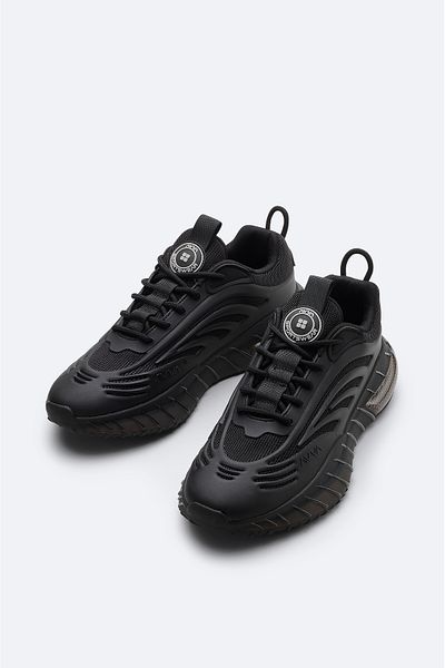 Avva Men's Black Sports Shoes A51Y8010