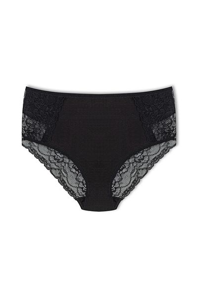 HNX Cotton Front and Back Lace Detail Panties