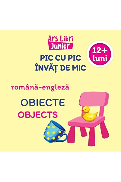 Editura Ars Libri Junior Pic cu pic invat de mic: Obiecte / Objects (Editie bilingva romana-engleza), Colectiv Ars Libri