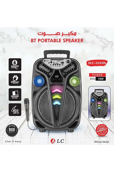 DLC -32430L BT PORTABLE SPEAKER