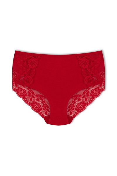 HNX Cotton Front and Back Lace Detail Panties