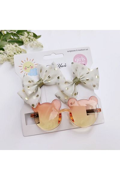 Superbaby Set clame si ochelari de soare - Mouse 3