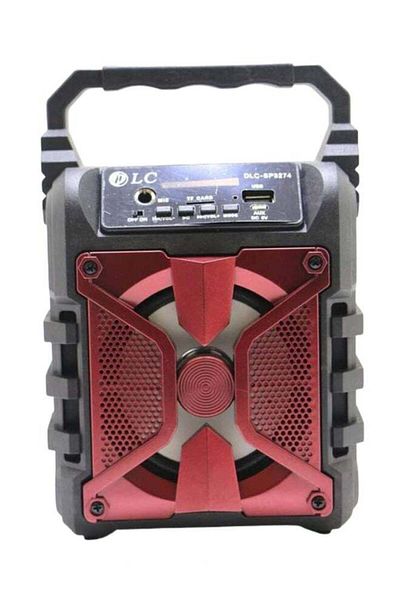 DLC Portable Card Speaker Black/Red/Grey