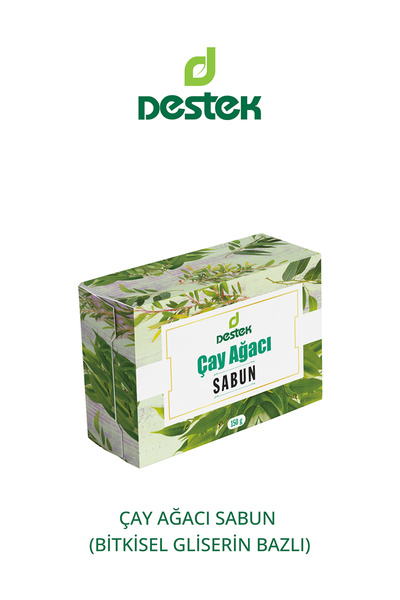 Destek Çay Ağacı Sabun, Gliserin Bazlı, Akne Karşıtı 150 gr