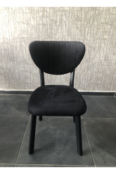 Sar Pakete Rita Serisi, 6 Adet Siyah Renk Elma Model Mutfak Sandalyesi, Yemek...