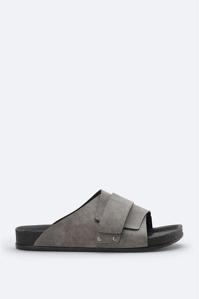 Avva Men's Gray Strappy Sandals A51Y8302