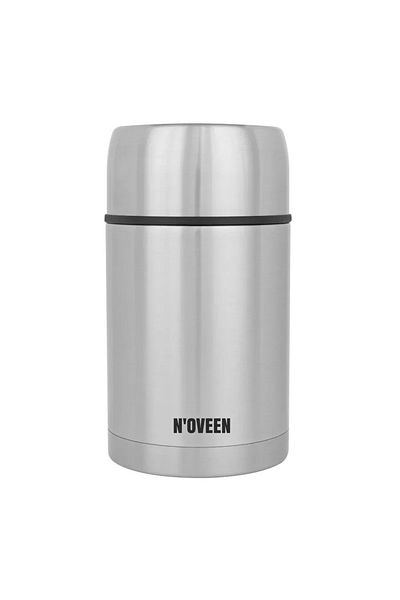 Noveen Thermos For Soup/Food Tb951 Silver, 800ml, Double Wall, Stainless Steel, Carrying Case