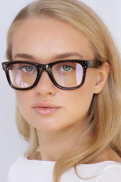 Bilge Karga Belen Brown Blue Light Protective Glasses