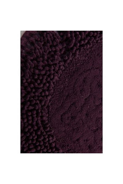 Chilai Home Set 2 covorase de baie, Alessia Home, Piante Oval - Mov
