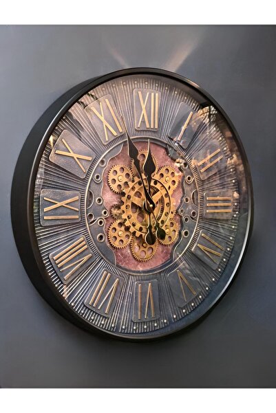 PELLE DESİGN ÇARKLI DUVAR SAATİ