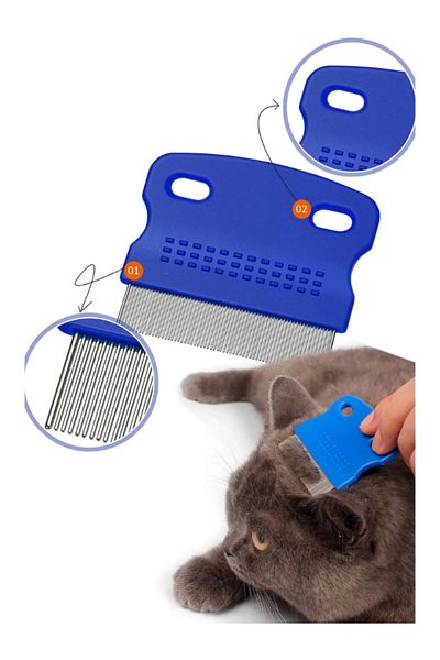 Petilux Cat Dog Flea and Flea Comb