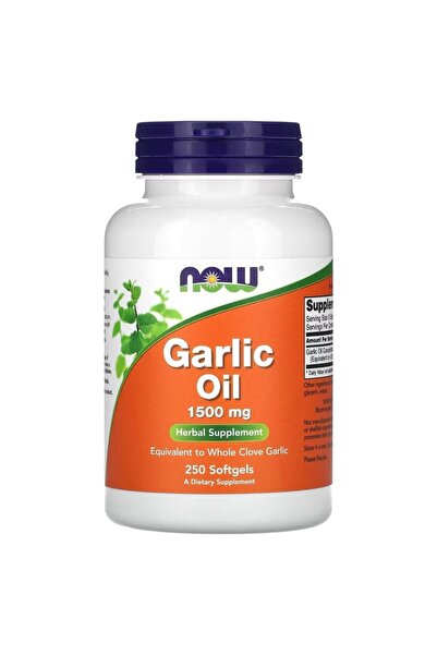 Now Foods Garlic oil, 1,500 mg, 250 softgels