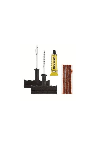NEXTLY Kit Vulcanizare Pentru Reparatie Pana Anvelope , 3 Snururi Vulcanizare, 2 Unelte Otel