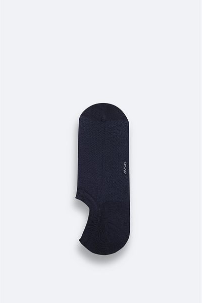 Avva Men's Navy Blue Sneaker Socks A51Y8505