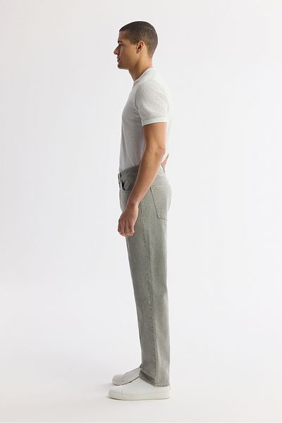 Avva Men's Light Blue Distressed Washed Jean Trousers A51Y3542