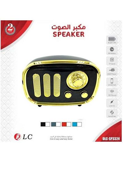 DLC Bluetooth Mini Speaker for Home/Office/Travel with Support of USB/Micro Connector/Memory Card/10mtr