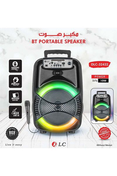 DLC -32432 BT PORTABLE SPEAKER
