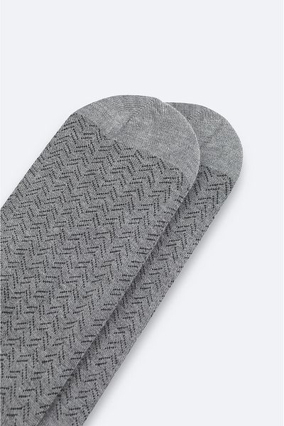 Avva Men's Gray Sneaker Socks A51Y8503