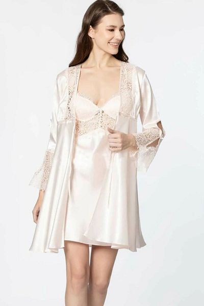 Pierre Cardin 6-Piece Short Dressing Gown Dowry Set