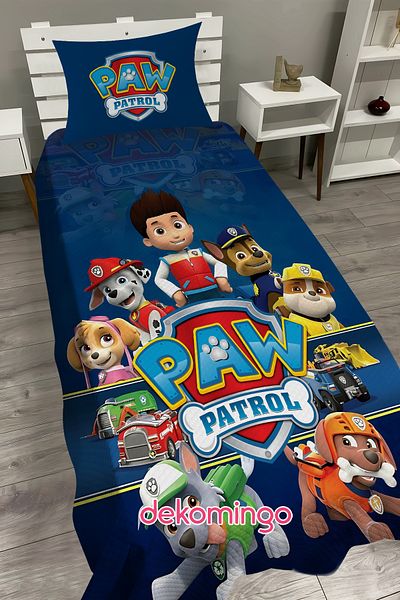 dekomingo Dark Blue Paw Patrol Baby and Children's Room Pi̇ke Set