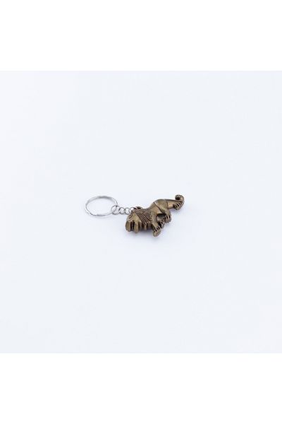 Bimotif Metal Painted Lion Keychain