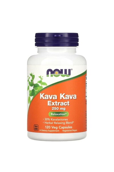 Now Foods Kava Kava Extract 250 Mg 120 Veg Capsules