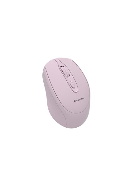 Classone CBT16 Bluetooth + 2.4 Ghz Şarj Edilebilir Kablosuz Mouse - Pembe