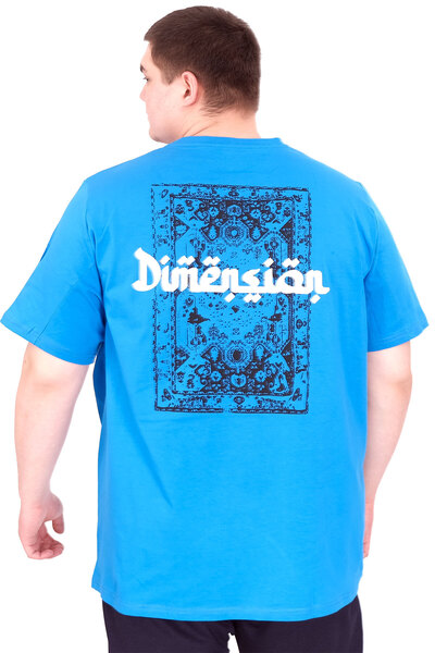 ModeXL Mode XL Великий розмір Чоловіча футболка з круглим вирізом DIMENSION U25025 Saks