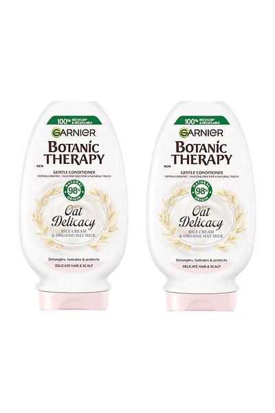 Garnier Conditioner Botanic Therapy Rice Cream & Organic Oat Milk, 200 ml X2pcs