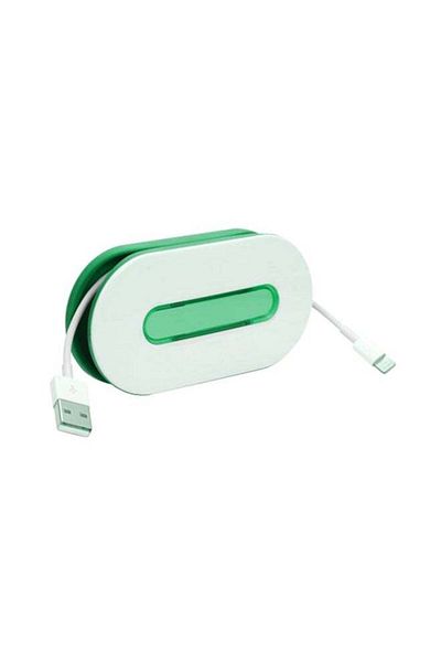 DOTZ WrapID USB Charging Cord Green