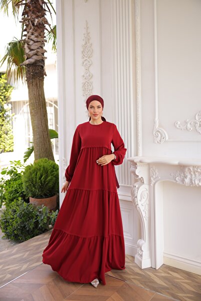 Zaure Women's Hijab Layered Dress