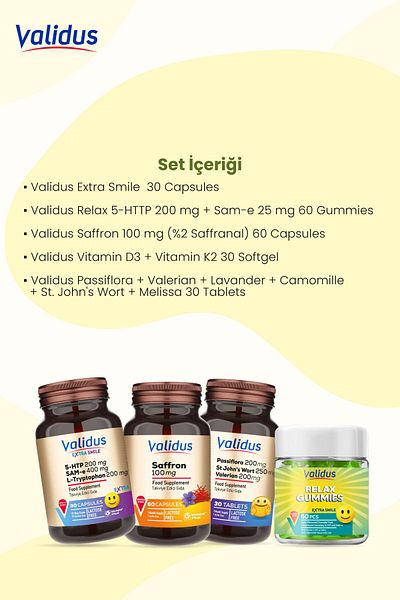 Validus Stress support set - extra small - relax - 5 http - saffron