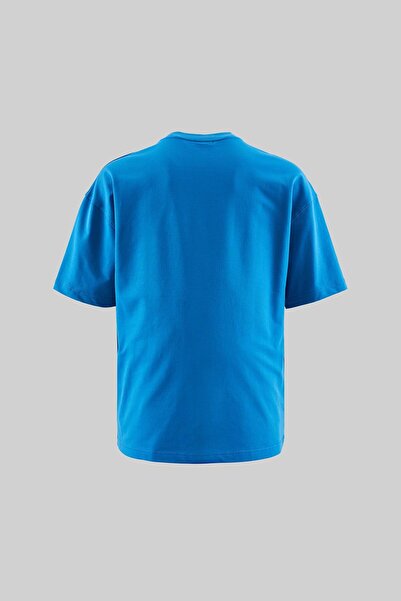 Machinist Ανδρικό μπλουζάκι Basic Cotton Oversize γαλάζιο