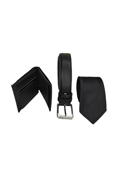BirolGaye Groom's Belt Wallet Shirt Tie Set