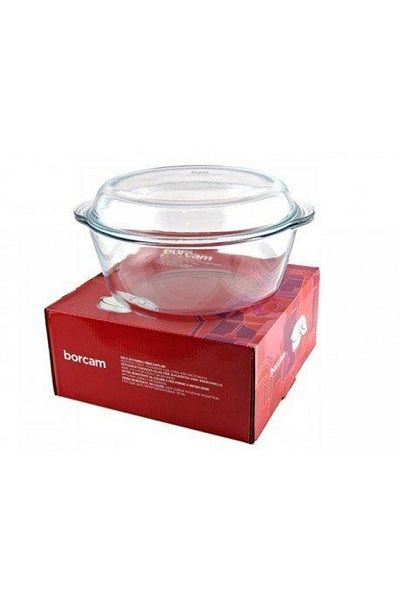 Paşabahçe 59013 Round Lid Pyrex Pot 3150 Cc