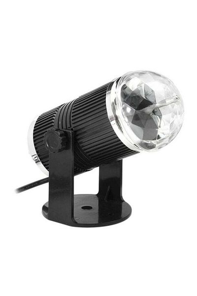 DLC LED Decorative Disco Magic Ball Light Black/Clear