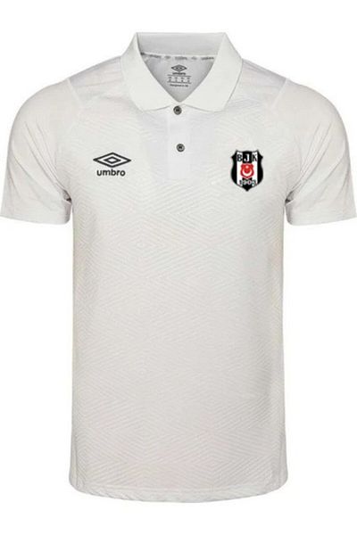 Beşiktaş Μπλουζάκι Beşiktaş Umbro Original Λευκό Polo Collar με Ξύλινο κουτί δώρο