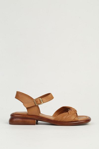 Pierre Cardin Tan Women's Leather Sandals Pc-54617